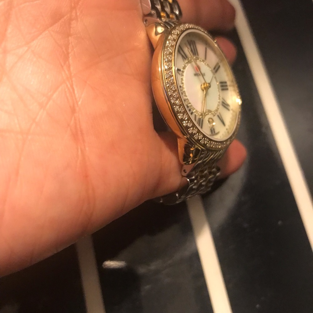 Serein Mid Two-Tone Diamond Watch - Picture 6 of 7